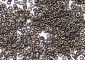 Бисер Япония DEMI 11/0 10г 0614 коричневый, матовый ирис